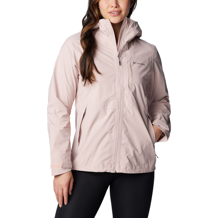 Columbia Women's Ampli-Dry Waterproof Shell Jacket #color_dusty-pink