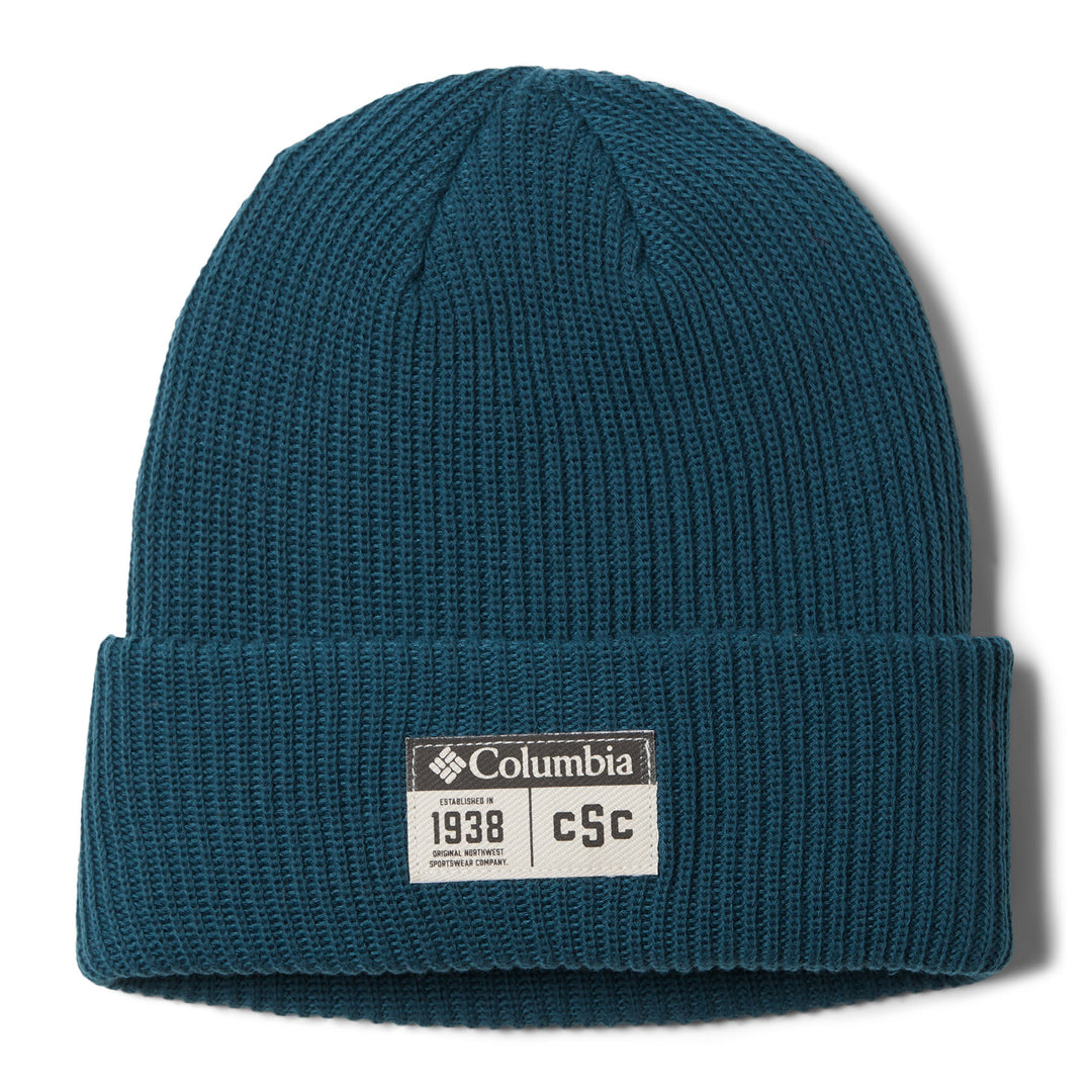 Columbia Lost Lager II Beanie #color_night-wave-varsity-patch