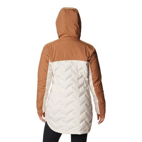 Columbia Women's Mountain Croo II Mid Down Jacket Chalk/Camel Brown / X-Small-Chalk/Camel Brown / Small-Chalk/Camel Brown / Medium-Chalk/Camel Brown / Large-Chalk/Camel Brown / X-Large #- 53 Degrees North 