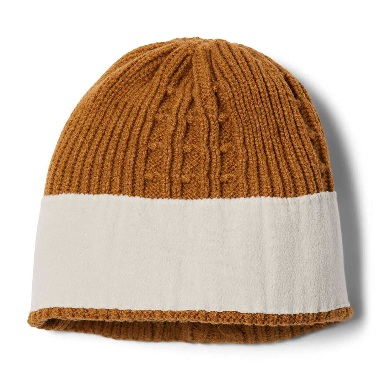 Columbia Women's Agate Pass Cable Knit Beanie Daredevil-Camel Brown #- 53 Degrees North 