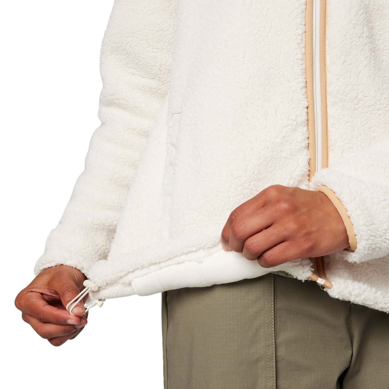 Columbia Women's West Bend Full Zip II Sherpa Jacket Chalk / X-Small-Chalk / Small-Chalk / Medium-Chalk / Large-Chalk / X-Large #- 53 Degrees North 