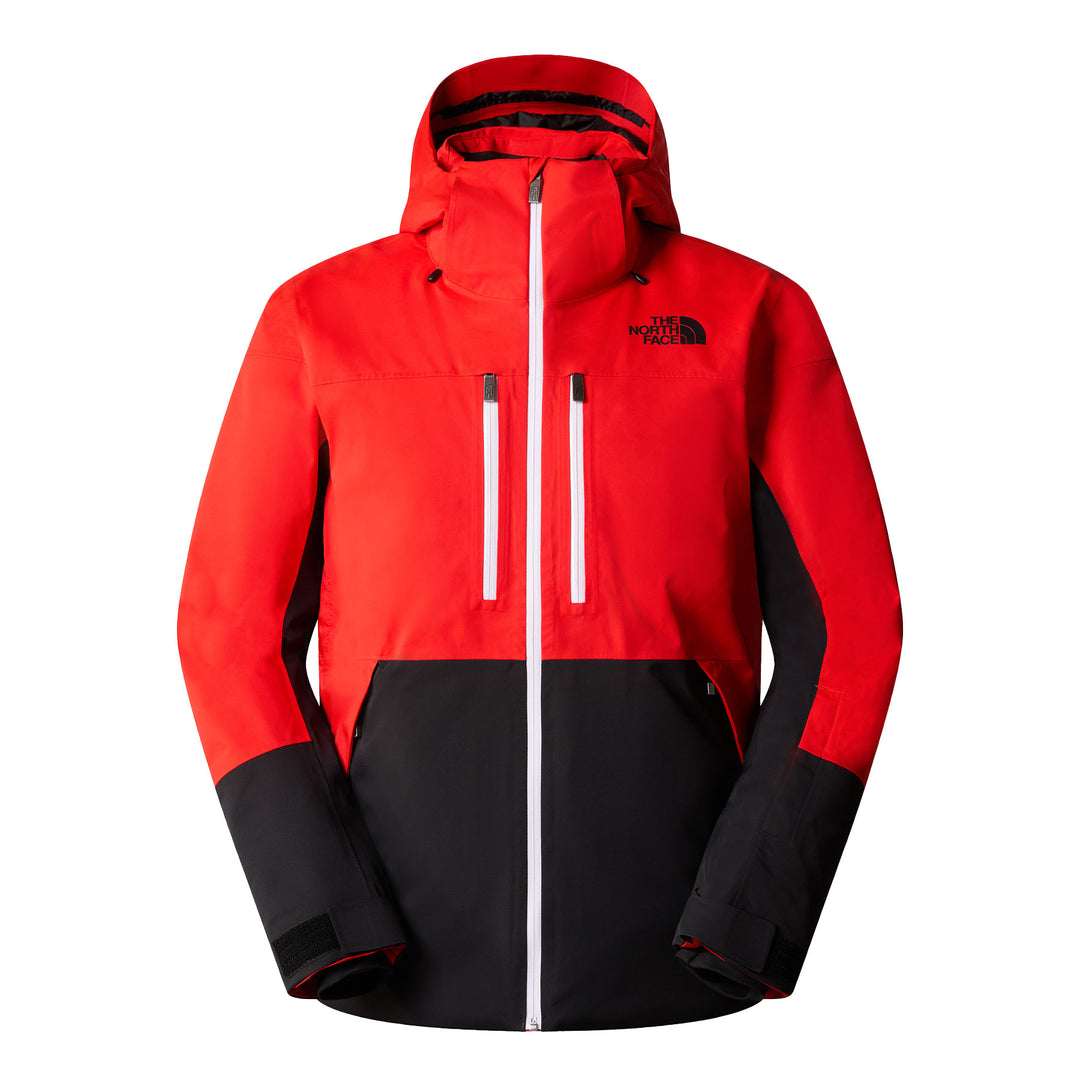 The North Face Men's Chakal Waterproof Ski Jacket #color_fiery-red