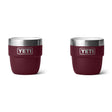 YETI Rambler 4oz(144ml) Stackable Espresso Cup - 2 Pack Black Forest Green-Tropical Pink-White-Wild Vine Red-Navy #- 53 Degrees North 