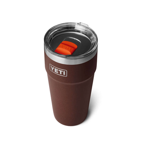 YETI Rambler 30 oz (887 ml) Stackable Cup Wetlands Brown-Wild Vine Red #- 53 Degrees North 