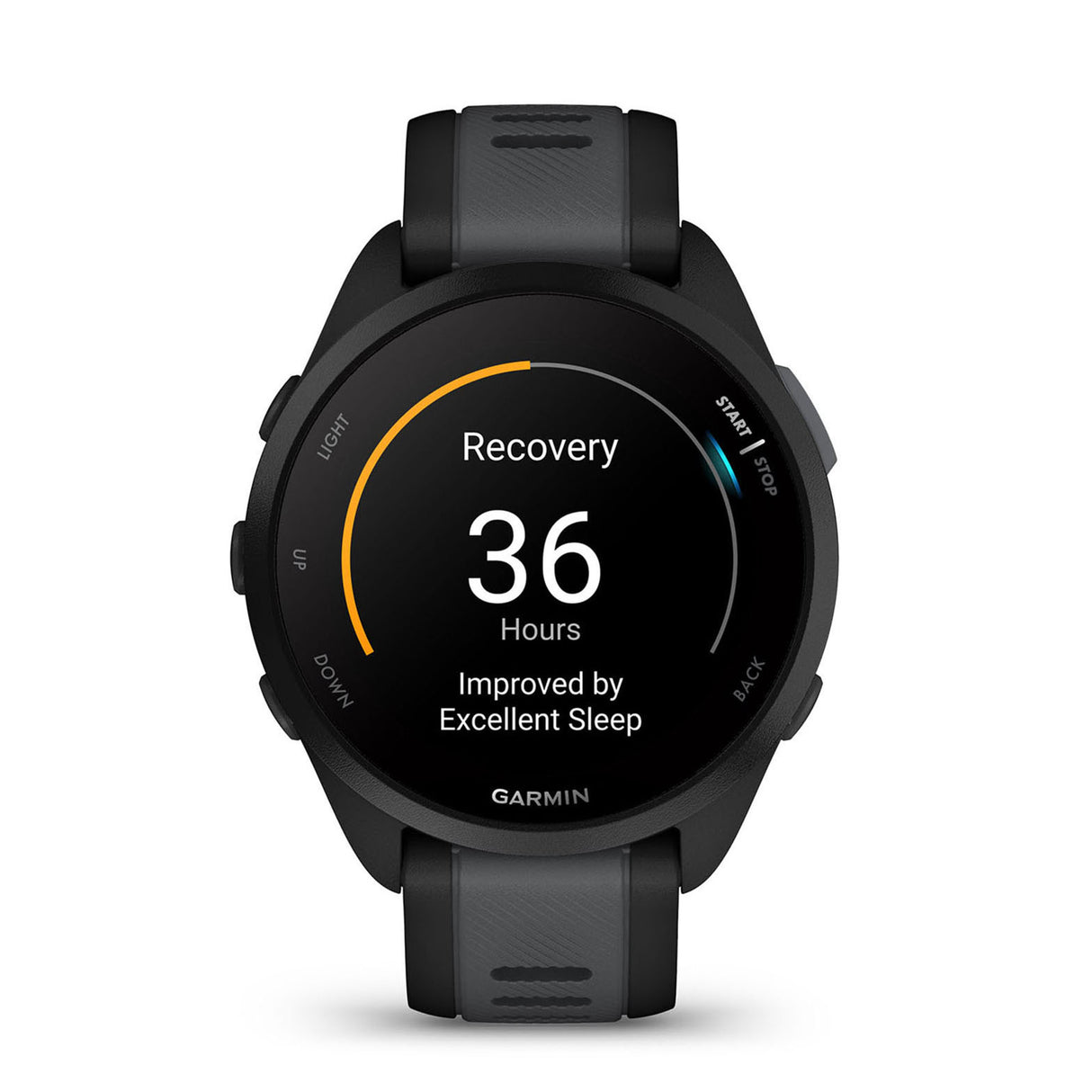 Garmin Forerunner 165 GPS Smartwatch Black & Slate Grey-Mist Grey & Whitestone #- 53 Degrees North 