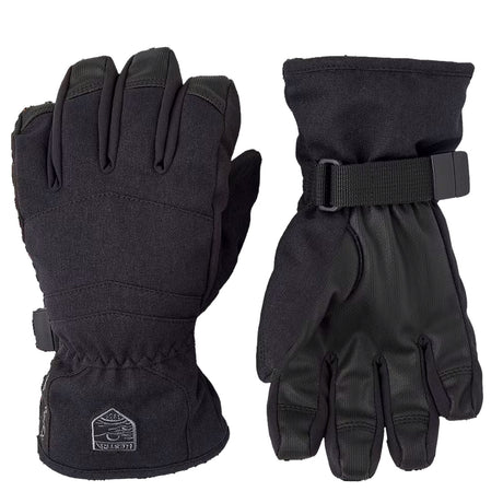 Hestra Kids' Gore-Tex Atlas Jr Gloves Black / Age 4-5-Black / Age 6-7-Black / Age 8-9-Black / Age 10-11-Black / Age 12-13 #- 53 Degrees North 
