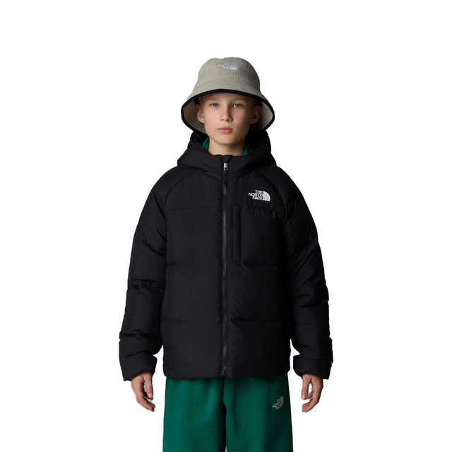 The North Face Boys' North Down Hooded Jacket TNF Black / Age 5-6-TNF Black / Age 7-8-TNF Black / Age 9-10-TNF Black / Age 11-12-TNF Black / Age 13-14 #- 53 Degrees North 