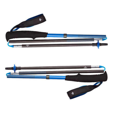 Black Diamond Distance Carbon Z Walking Poles Ultra Blue / 115cm-Ultra Blue / 120cm-Ultra Blue / 125cm-Ultra Blue / 130cm #- 53 Degrees North 