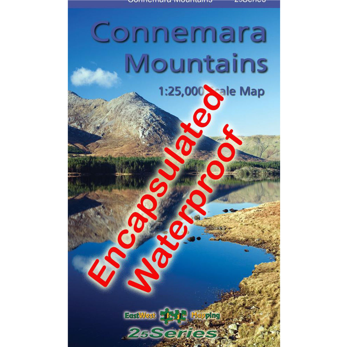 EastWest Mapping Connemara Mountains Waterproof Map Default Title #- 53 Degrees North 