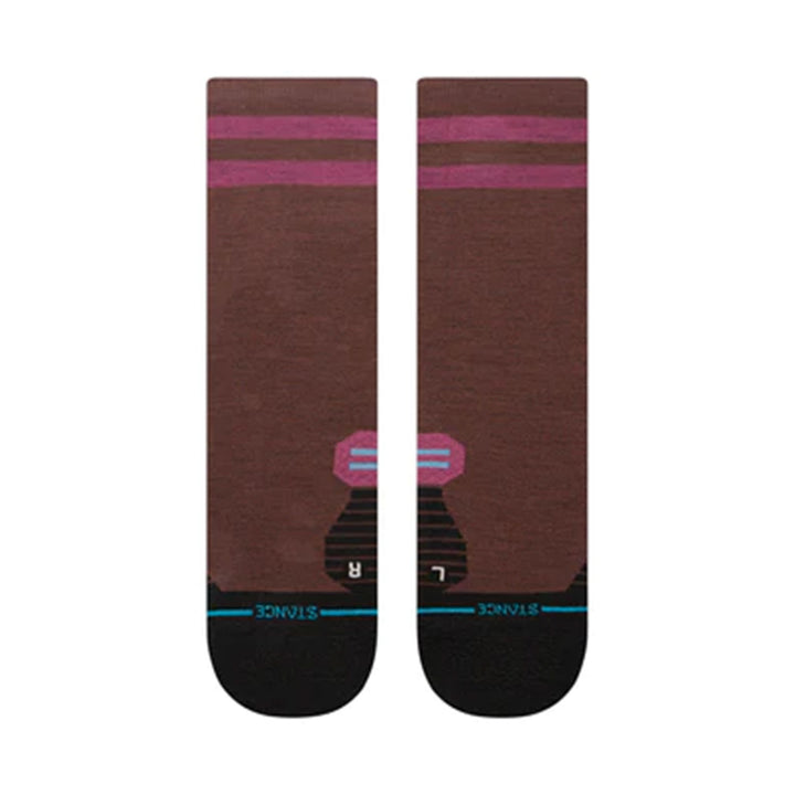 Stance Light Wool Crew Socks #color_dark-brown