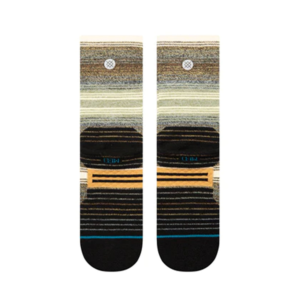 Stance High Peak Socks Green / Medium-Green / Large #- 53 Degrees North 