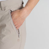 Craghoppers Women's Nosilife Pro Convertible III Trousers Soft Mushroom / X-Small / Regular-Soft Mushroom / Small / Regular-Soft Mushroom / Medium / Regular-Soft Mushroom / Large / Regular-Soft Mushroom / X-Large / Regular #- 53 Degrees North 