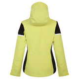 Women's Carving Ski Jacket #color_yellow-plum-black