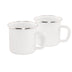 Outwell Delight Mugs White #- 53 Degrees North 