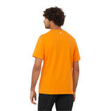 Salomon Men's Salomon Logo Performance T-Shirt Deep Black / Small-Deep Black / Medium-Deep Black / Large-Deep Black / X-Large-Zinnia / Small #- 53 Degrees North 