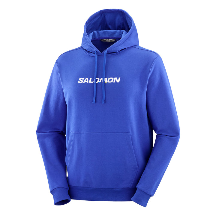 Salomon Men's Salomon Logo Performance Hoody #color_surf-the-web
