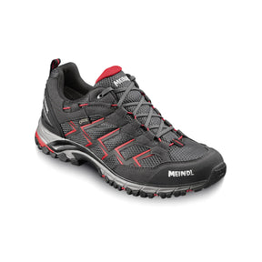 Meindl Men's Caribe GORE-TEX Hiking Shoes Black/Red / UK 8-Black/Red / UK 9-Black/Red / UK 10-Black/Red / UK 11-Black/Red / UK 12 #- 53 Degrees North 