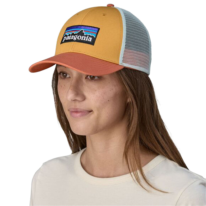 Patagonia P-6 Logo LoPro Trucker Hat #color_pufferfish-gold