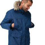 Regatta Men's Volter Parka Coat Black / Small-Black / Medium-Black / Large-Black / X-Large-Black / XX-Large #- 53 Degrees North 