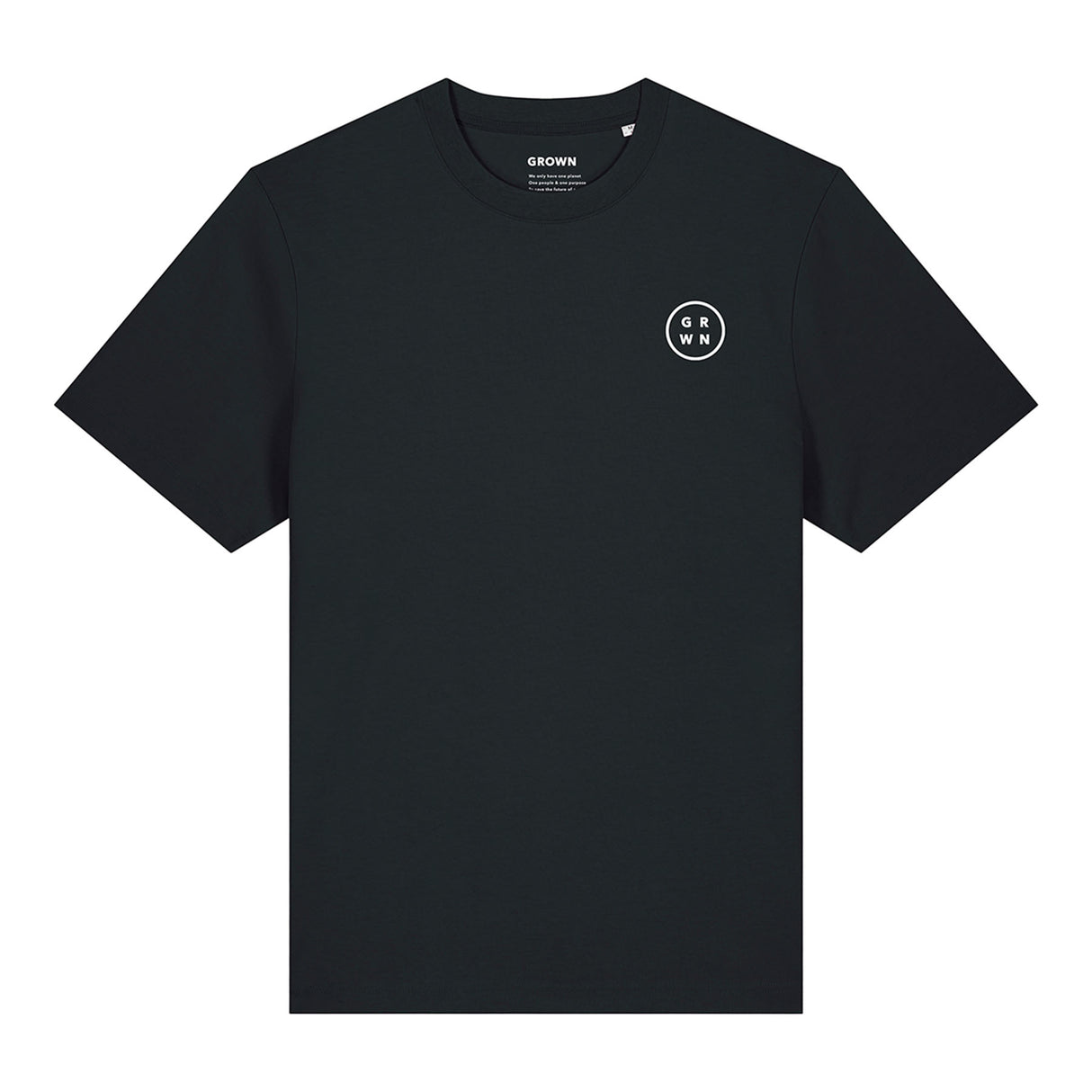 Grown Men's Rolling Slow T-Shirt Aloe / Small-Aloe / Medium-Aloe / Large-Aloe / X-Large-Black / Small #- 53 Degrees North 