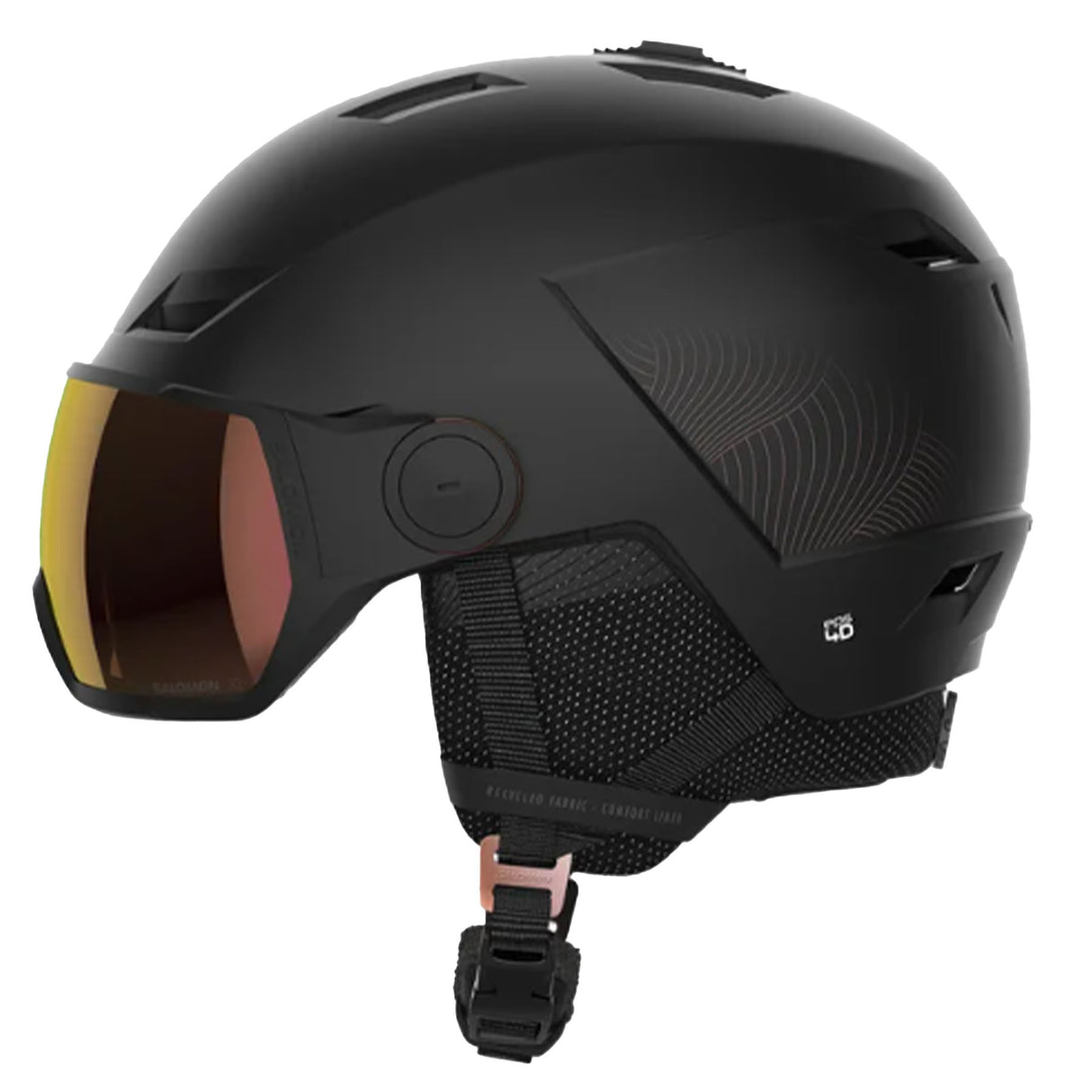 Salomon Women's Icon LT Visor Black / Small-Black / Medium-Rainy Day / Small-Rainy Day / Medium-Black/Pink Gold (Photochromatic Poppy Red) / Small #- 53 Degrees North 