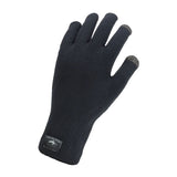 Sealskinz Anmer Waterproof All Weather Ultra Grip Knitted Gloves Black / Small-Black / Medium-Black / Large-Black / X-Large #- 53 Degrees North 