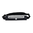 Six Peaks Reflective Running Expandable Waist Belt Black #- 53 Degrees North 