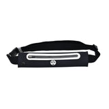 Six Peaks Reflective Running Expandable Waist Belt Black #- 53 Degrees North 