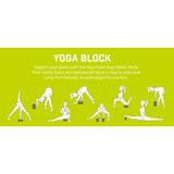 Urban Fitness Marbled Yoga Block Black/White #- 53 Degrees North 