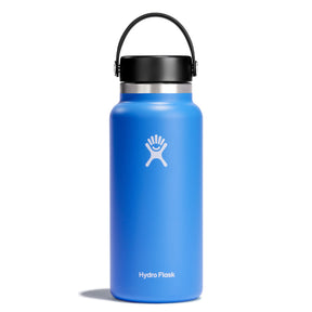 Hydro Flask 32oz (946 ml) Wide Mouth Flex Cap Bottle Indigo-Fossil-Moonshadow-Fir-Trillium #- 53 Degrees North 