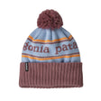 Patagonia Kids' Powder Town Beanie Park Stripe/Endless Blue-Park Stripe/Brisk Purple-Park Stripe/Wispy Green #- 53 Degrees North 