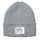 Kathmandu Unisex Badge Beanie Light Grey Marl / One Size-Black / One Size #- 53 Degrees North 