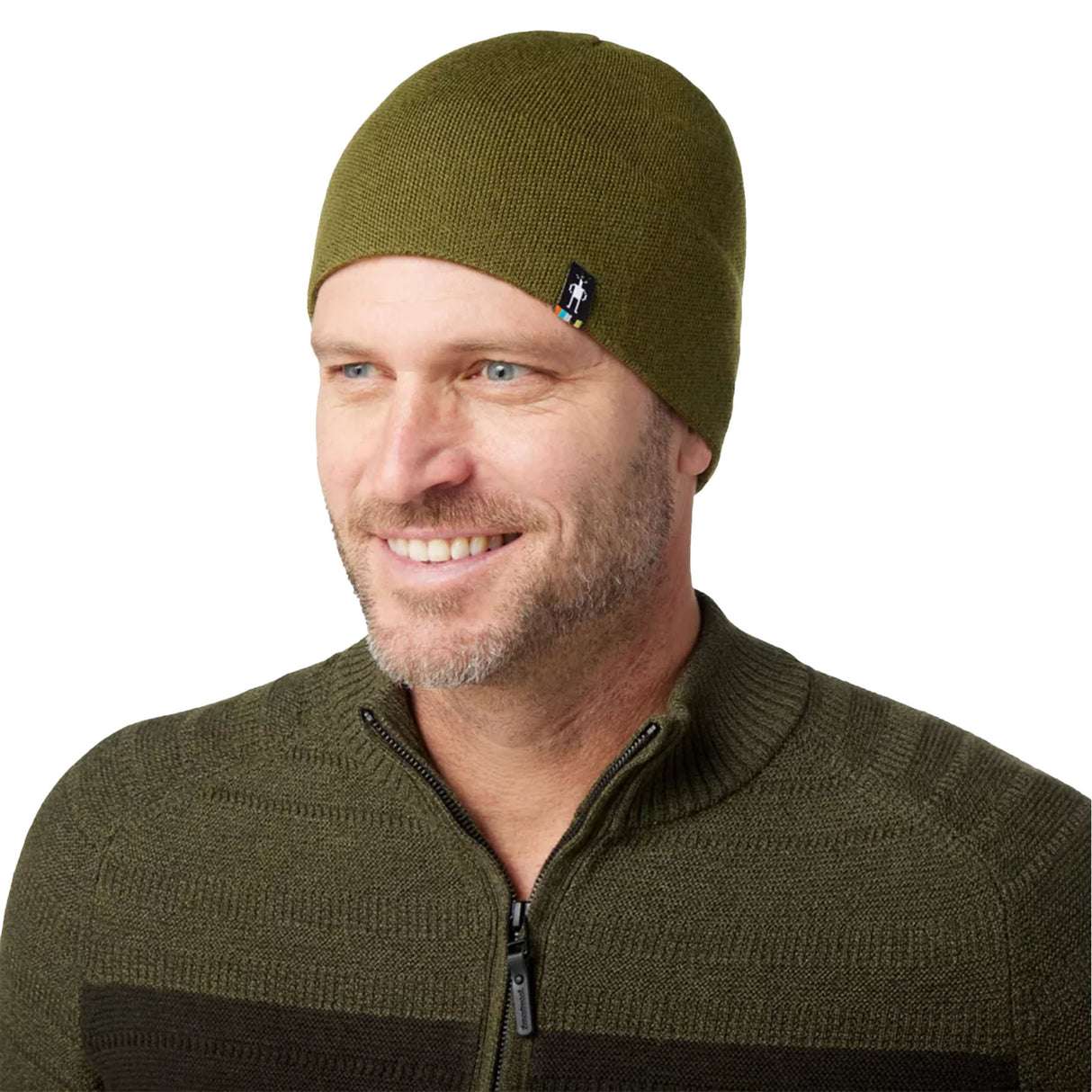 Smartwool The Lid Hat Winter Moss-Charcoal Heather #- 53 Degrees North 