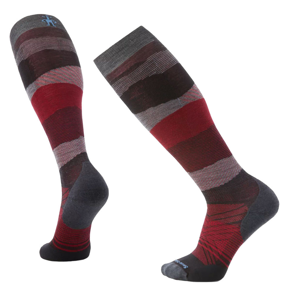 Smartwool Men's Ski Targeted Cushion Pattern Over The Calf Socks #color_charcoal