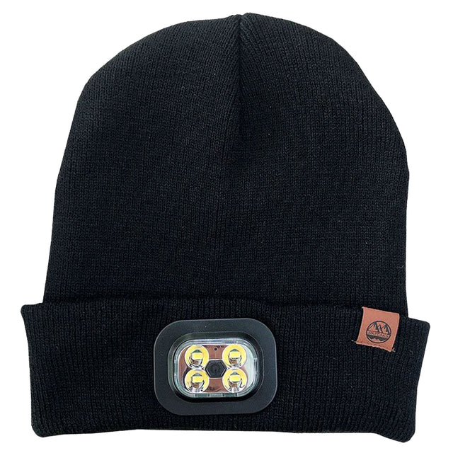 Six Peaks Led Lighted Beanie Hat Black #- 53 Degrees North 