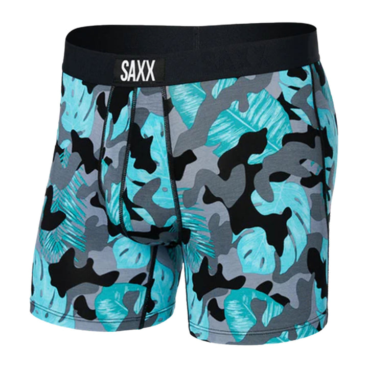 Saxx Men's Vibe Super Soft Boxer Briefs #color_island-camo-black