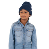 Barts Boys' Kinabalu Beanie Blue / 53-55 cm-Cedar / 53-55 cm #- 53 Degrees North 