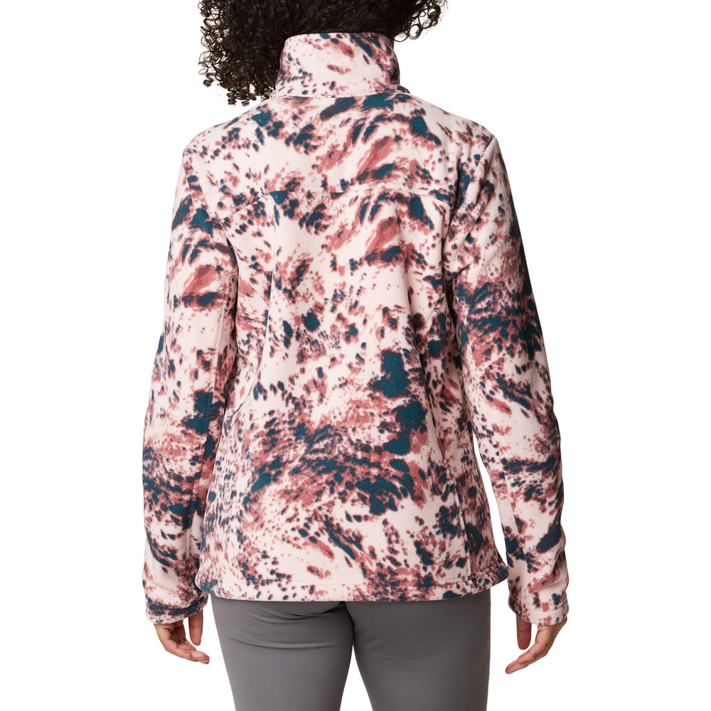 Columbia Women's Fast Trek Printed Jacket #color_dusty-pink-flurries