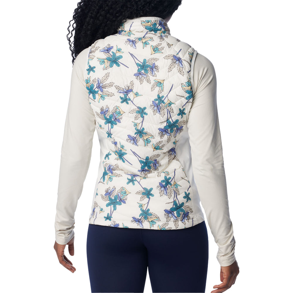 Columbia Women's Powder Pass Vest #color_sea-salt-tiger-lilies