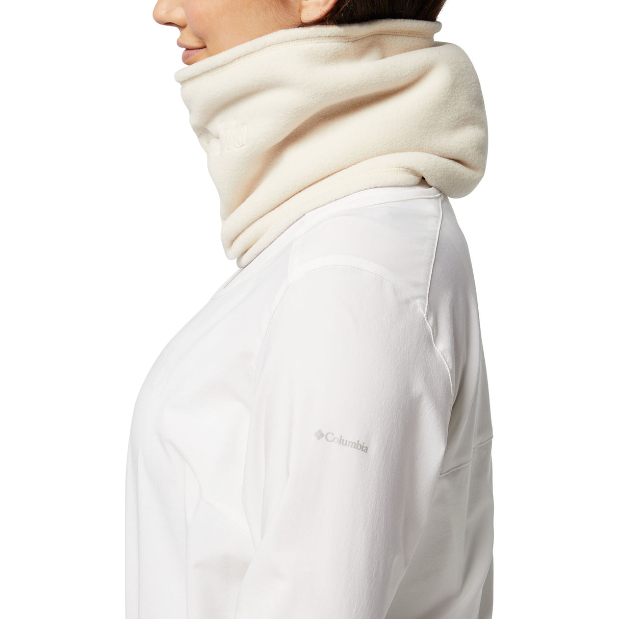 Columbia Fast Trek II Neck Gaiter Black-Chalk-Pink Agave #- 53 Degrees North 