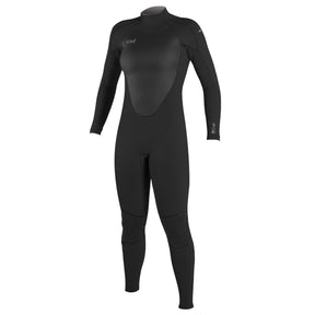 O'Neill Women's Epic 3/2mm Back Zip Full Wetsuit Black / X-Small-Black / Small-Black / Medium-Black / Large-Black / X-Large #- 53 Degrees North 