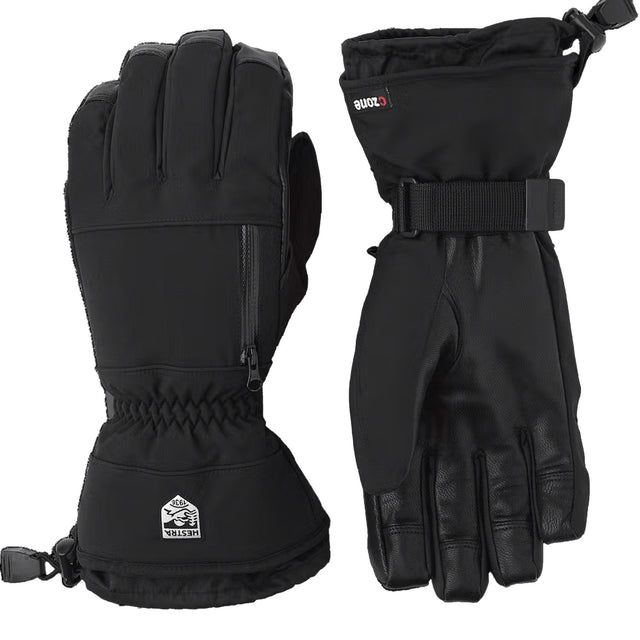Hestra CZone Pointer Gloves Black / Small-Black / Medium-Black / Large-Black / X-Large #- 53 Degrees North 