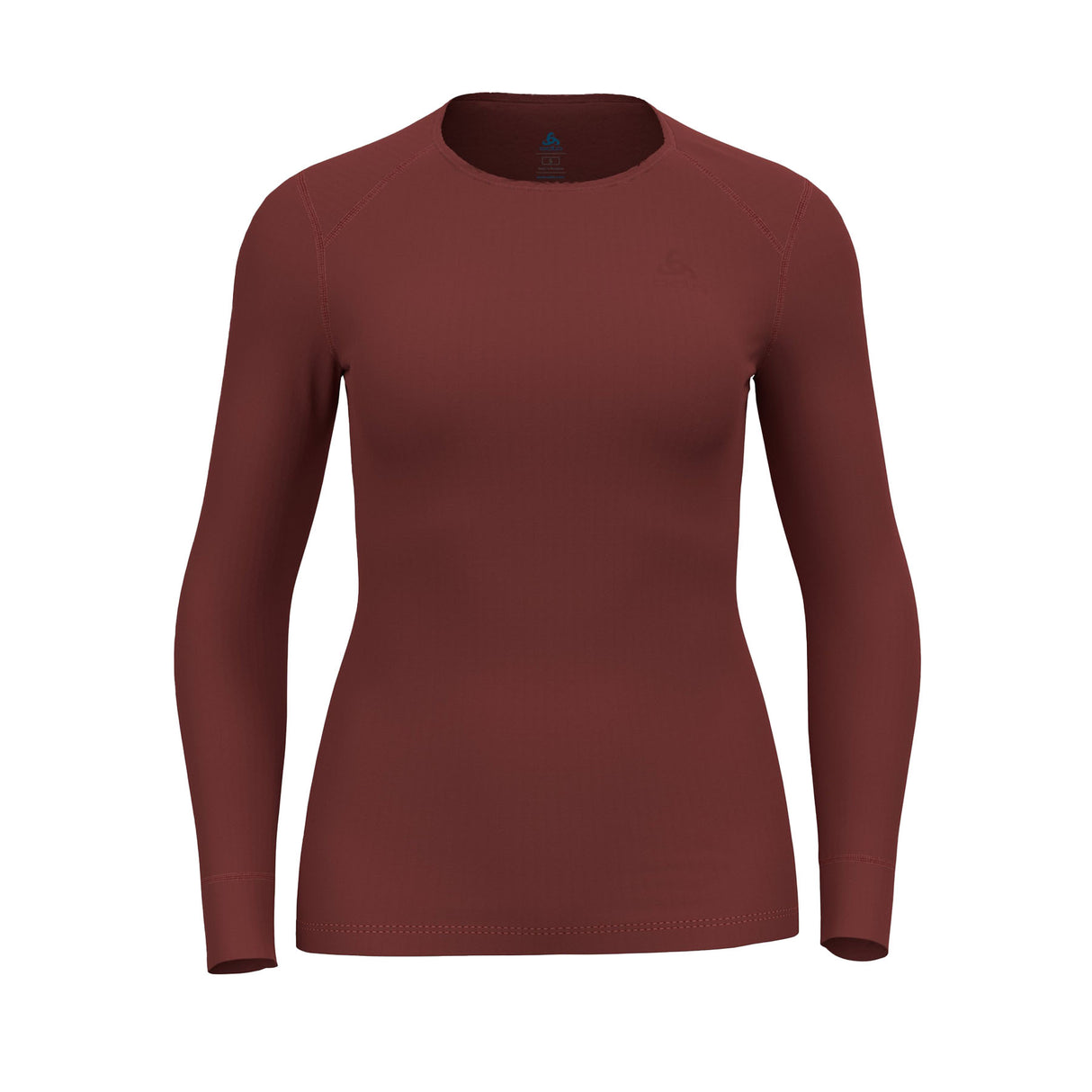 ODLO Women's Active Warm Eco Baselayer Top Fudge / X-Small-Fudge / Small-Fudge / Medium-Fudge / Large-Fudge / X-Large #- 53 Degrees North 