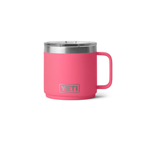YETI Rambler 14 oz (414 ml) Stackable Mug Tropical Pink-Big Sky Blue-Ultramarine-Lowcountry Peach-Rescue Red #- 53 Degrees North 