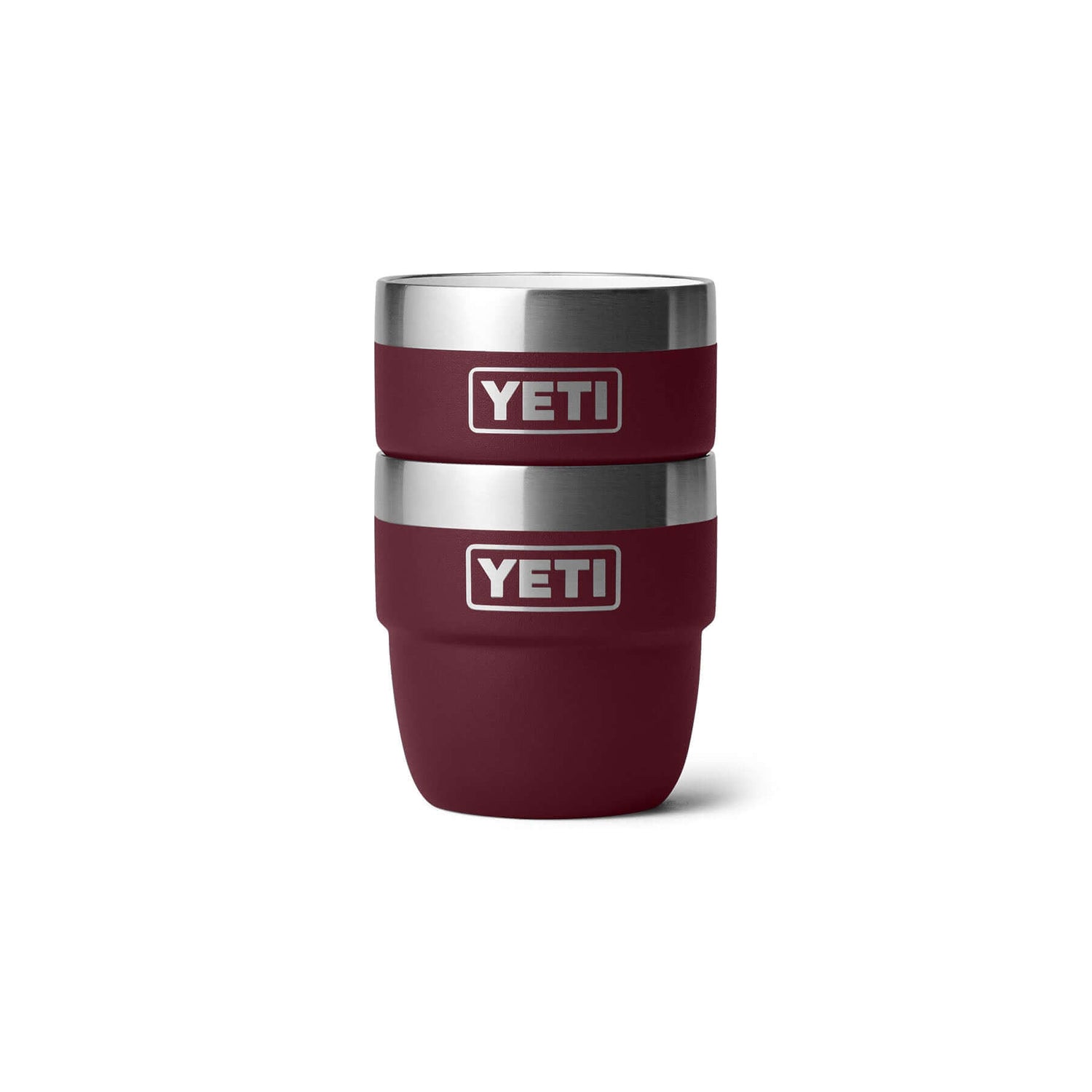 YETI Rambler 4oz(144ml) Stackable Espresso Cup - 2 Pack Black Forest Green-Tropical Pink-White-Wild Vine Red-Navy #- 53 Degrees North 
