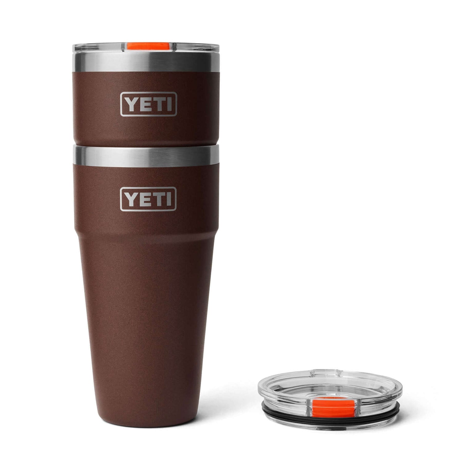 YETI Rambler 30 oz (887 ml) Stackable Cup Wetlands Brown-Wild Vine Red #- 53 Degrees North 