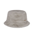 Barts Women's Bretia Faux Fur Bucket Hat Black-Grey #- 53 Degrees North 