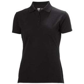 Helly Hansen Workwear Women's Manchester Polo Black / X-Small-Black / Small-Black / Medium-Black / Large-Black / X-Large #- 53 Degrees North 
