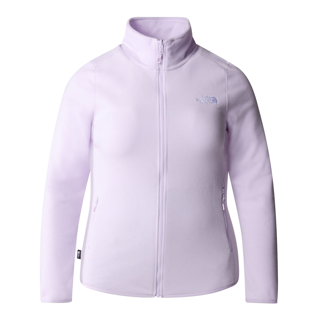 The North Face Women's Plus 100 Glacier Full Zip #color_icy-lilac
