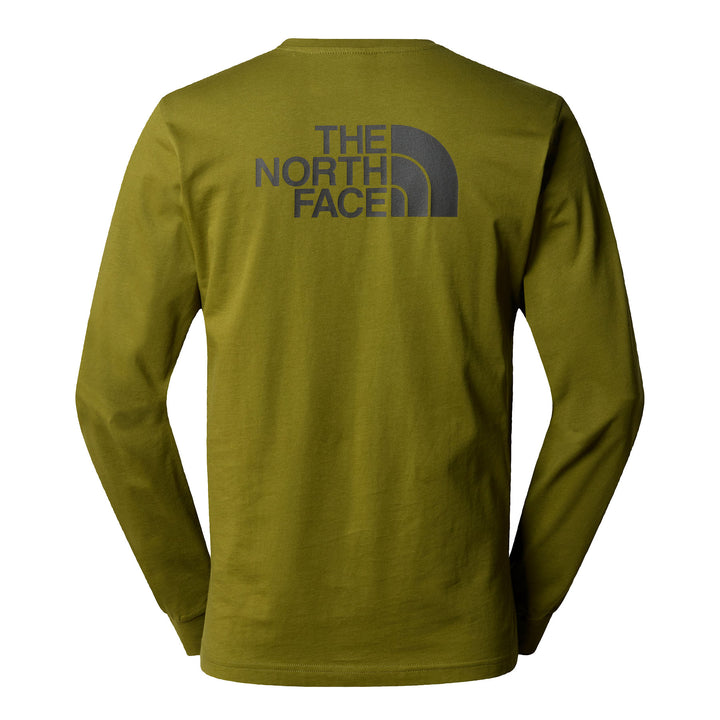 The North Face Men's Long Sleeve Easy Tee #color_forest-green